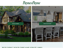 Tablet Screenshot of payne-payne.com
